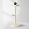 E-ROOM TREND Coffee Mug Holder Wood Mug Holder, Mug Tree with 6 Hooks Stand for Countertop Mugs Organizer Coffee Bar Accessories and Decor Coffee Organizer Station White(MH371)