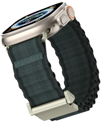 Correa para Apple Watch Ultra 2 49mm, Sport Fabric Braided Replacement Loop Band Correas Ajustables de Nylon para iWatch Ultra 49mm 46mm 45mm 44mm 42mm Series 10 9 8 7 SE 6 5 4 3 2 1