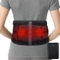 Aroma Season Heated Back Warmer with Vibration Massager, 3 Heating Levels, 3 Vibration Modes, Cordless Design, Black, Polyester, Adjustable (29.5 - 50)