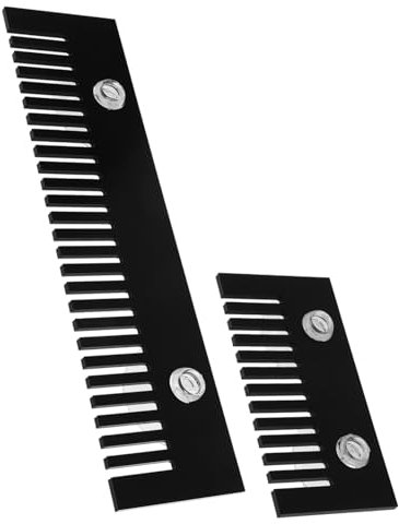 Sosoport 2pcs Acrylic Fish Tank Overflow Comb Prevent Overflow Aquarium Comb Betta Tank Accessory