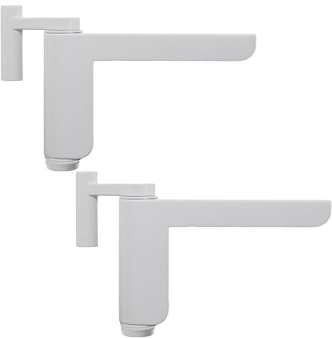 Türschließer Ohne Bohren, Automatischer Mini Türschliesser Zimmertür, Linke oder Rechte Innentür (Weiß 2pack)
