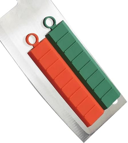 Utensile antiaderente, taglierina in silicone antiaderente | 2 pezzi in silicone antiaderente per tagliare | Utensile da cucina magnetico per tagliare patate, cetrioli e zucchine