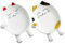 Garneck Cat Spoon Rest and Ceramic Spoon Holder Set - 2pcs Cute Kitchen Utensil Rest for Ladles and Chopsticks - for Stove Top and Cooking Accessories