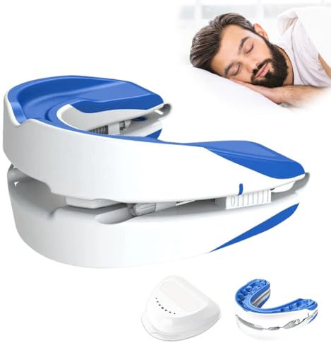 DASIAUTOEM Férula antirronquidos, silicona Relinedenture, antirronquidos antirronquidos, tapón de silicona para ronquidos, rechinar los dientes para hombres y mujeres