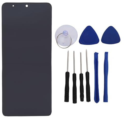Plyisty Sostituzione dello Schermo per Smartphone RAZR 40, 40 Ultra con Assemblaggio di Digitalizzatore Touch Screen a LED Organico, Toolkit Completo di Riparazione Risposta Anormale