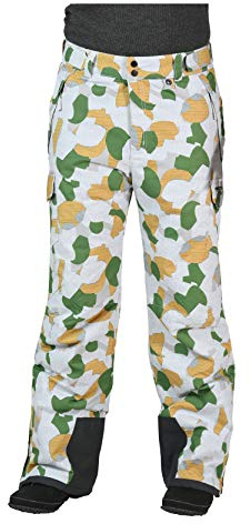 Arctix Snowsports Cargohose für Herren, Green GEO, S/81 cm Entrepierna