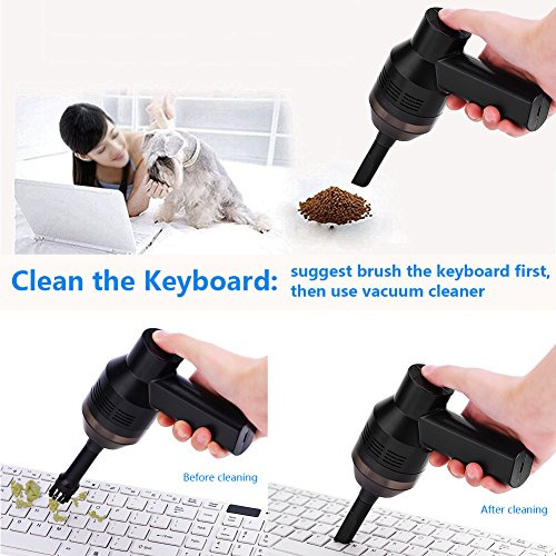 Tragbarer Mini handheld wiederaufladbar USB Staubsauger Desktop Staub Collection Werkzeug mit Saugnapf für Reinigung Tastatur, Paniermehl, Papier, Radiergummi Crunbs, Zigarette Esche, Auto Gerät