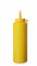 HENDI Flacon distributeur, bouteille à condiments et à sauces, réutilisable, recipient à presser, ketchup, moutarde, huile d'olive, vinaigrettes, mousses, 0,2L, ø50x(H)185mm, jaune, PE, PP