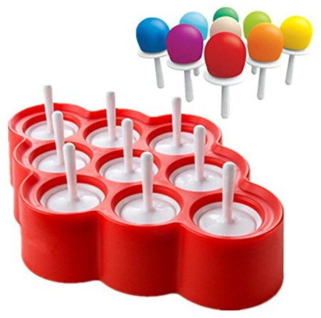 Moule à glace en silicone sans BPA - Excellent outil de cuisine pour faire des sucettes glacées en été pour vos enfants