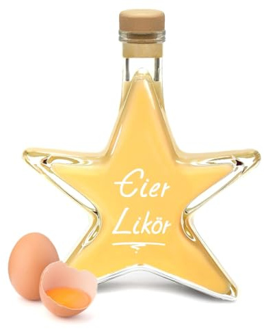 3x Eierlikör 0,2 L Sternflasche Sehr sämig und süffig Likör 20% Vol. Mengenrabatt