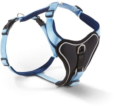 WOLTERS Geschirr Professional Comfort versch. Größen und Farben, Größe:70-85 cm, Farbe:Sky Blue/Marine
