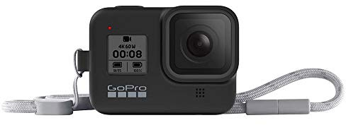 Blackout Guaina + cordino per HERO8 Black (Accessorio GoPro ufficiale) Nero