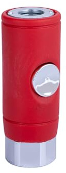CRAFTSMAN Push Button Coupler, Female, 1/4-in NPT Industrial and Automotive Plug Compatibile, Quick-Disconnect
