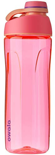 Owala Twist Tritan Wasserflasche mit Drehverschluss, 735ml, Hyper Flamingo