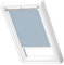 VELUX Original Roof Window Blackout Blind for P10, Light Blue, with White Guide Rail