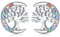 TANGPOET Baum des Lebens Ohrringe für Frauen 925 Sterling Silber Lebensbaum Ohrstecker Schmuck Valentinstag Geschenke für Ihre Mädchen Freundin Damen Mutter