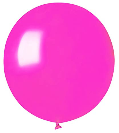 Busta 25 palloncini perlati in lattice naturale Premium Quality G150 (Ø 48cm / 19), rosa fucsia perlato