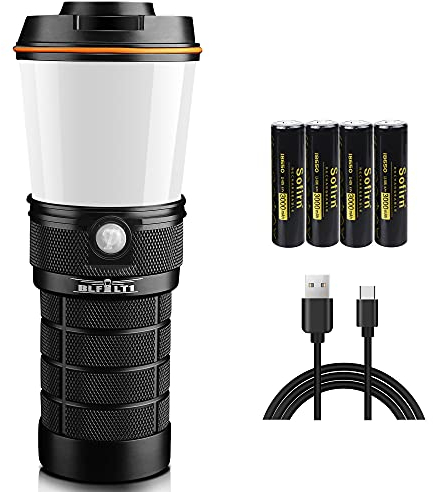 Lanterna led da 800 lumen Sofirn LT1, lanterna da campeggio ricaricabile con 8 led Samsung LH351D ad alto CRI 90, temperatura colore regolabile da 2700°K a 5000°K con funzione di ricarica e scarica