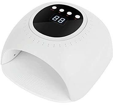 Ironwood Banana Cordless UV LED Nail Lamp for Nails, Professional 60W Wireless Rechargeable UV Light with Whitening Lamp and 4 Timers, Auto Sensor & Quick Dry Nail Machine (Red Light)
