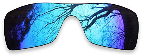 ToughAsNails Lentille de rechange pour lunettes de soleil Oakley Batwolf OO9101 – Plus d'options, bleu glace, Taille unique