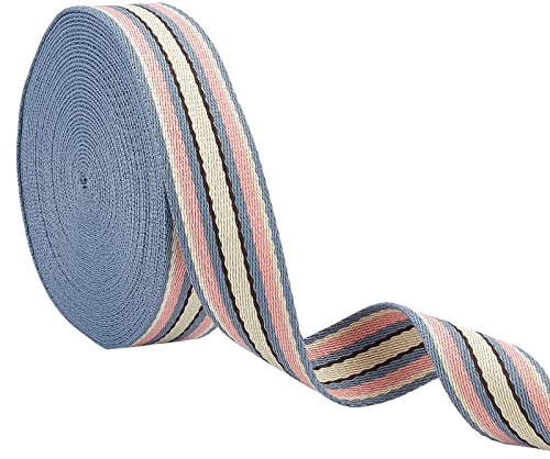 PandaHall 10 Yards Gewebtes Spitzenband, 1.5 breites, Gestreiftes Jacquardband, Besticktes Nähband Für Heimwerker-Kleidungsstücke, Hüte, Accessoires, Heimdekoration, Taschenriemen, Verschönerung