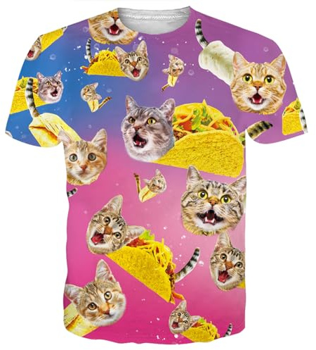 Loveternal Unisex T-Shirt 3D Druck Tee Shirt Sommer Beiläufige Grafik Kurzen Ärmeln Tops S-3XL