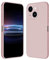 RankOne Custodia per iPhone 14 (6.1 Inches) Cover Morbida in Silicone TPU - Polvere di sabbia