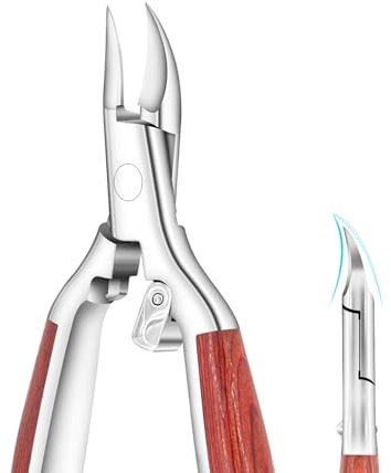 Tronchesino Unghie Piedi,Acciaio Inossidabile Tronchese Unghie per Unghie Spesse o Incarnite,Forbici per Unghie dei Piedi,con Impugnatura Morbida,Pedicure e Manicure Strumenti