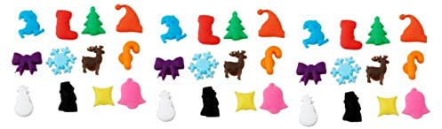 DOITOOL 3stücke Weihnachtliche Wein Marker Rotweinglas Erkenner Mit Kreativen Designs Für Weihnachtsfeiern Und Wiederverwendbar Und Dekorativ