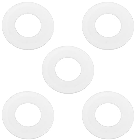 Create idea 5 Stück WC Spülventil Dichtungsring Ersatz 816.418.00.1 Kompatibel mit Geberit Spülventilen Spülventil Basis Dichtungsscheibe Silikon