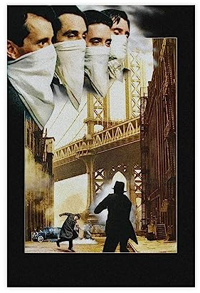 MAHWER Filmposter Once upon A Time in America, 1 Leinwand-Poster, Schlafzimmer, Dekoration, Sport, Landschaft, Büro, Raumdekoration, Geschenk, ungerahmt, 30 x 45 cm