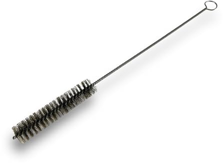 Lot de 10 goupillons ACIER multifonction | Ø 25 mm | Garnissage 120 mm | Longueur 420 mm | Ramonage brossage curetage nettoyage | Conduits tubes tuyaux | Kibros 13_025_420Ax10