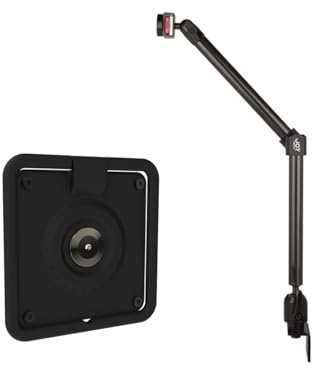 The Joy Factory - Module Tablette Universel VESA 100 MagConnect - Support Tablette de Bureau - Fibre de Carbone