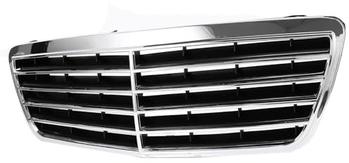 Racing-Kühlergrill Für Benz W210 E200 E180 E300 1999 2000 2001 Auto Front Stoßstange Grille Grill Glänzender Kühlergrill
