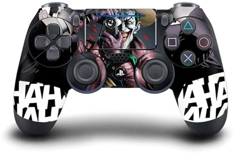 Head Case Designs Offizielle Batman DC Comics The Killing Joke Schurken Galerie Vinyl Haut Gaming Aufkleber Abziehbild Abdeckung kompatibel mit Sony PlayStation 4 PS4 DualShock 4 Controller