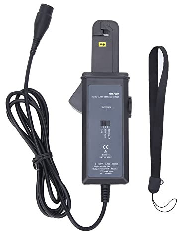 LOCADENCE ETCR007AD 0Ma~60.0A DC/AC Clamp Leakage Current Sensor, 600V Small Clamp Tester for Phase Detection Analyzers Oscilloscopes Multimeters