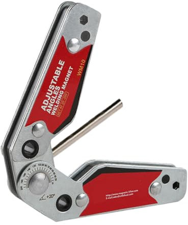 Schweißmagnete - Einstellbarer Winkel -Löthalter, 20 ° -200 ° Schaltbare Magnete mit schwerer Duty -Magneten | Schaltbares Lötpositionierungswerkzeug, ideal für die Werkstattautomotive -Werft -Bauwerk