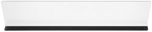Transparentes Monitor Memotafel aus Acryl für Notizen Am Bildschirm | Seitliche Befestigung, Klare Optik, für Büro und Homeoffice, Passend für Visitenkarten und Notizzettel