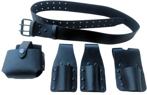 New Scaffolding Black Strong Leather Tool Belt Top Quality UK Best Quality Sale Offer