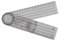 Tutoy Professional 360 Grad Multi-Lineal Goniometer Winkel Spinal Lineal-1pcs
