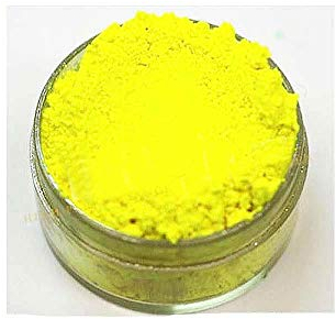 KandyDip Effektpigment NEON GELB Yellow Flourescent FLUORESZIEREND Farbpulver Pigment für Epoxidharz Autolack Sprühfolie Pigmente Aquarell Seife Powder (5 Gramm)