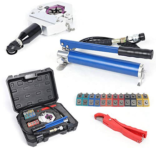 A/C tubo idraulico CRIMPER KIT Aria Condizionata Strumento Riparazione raccordi Hydra-Krimp a/c tubo idraulico Crimper Kit Automotive