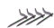 Barnwell Pack of 4 Short Dutch Pins Brick Block Concrete Hook Masons Peg Stubby 150mm