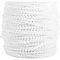3mm 50m Weiß/Beige Faux Kristall Perle Perlen Kette Handwerk von Roll Pearl String für Blumen Girlande Hochzeitsfeier Dekoration Brautstrauß und Kronleuchter DIY[Weiß]