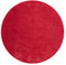 Mia's Teppiche Olivia Wohnzimmer/Schlafzimmer Teppich - waschbar - 120 cm Rund, Rot