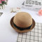 Sonnenhut Strohhut Hut Damen Bowler Dekor Strohhut Holiday Beach Sonnenhüte Breite Krempe Cap Frauen Kopfbedeckung-3_56-58Cm