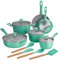 Tramontina Cookware Set 14-Piece (Teal), 80110/036DS