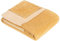 Ibena Austin Kuscheldecke 150x200 cm - gelbe Decke, Pflegeleichte und kuschelweiche Baumwollmischung