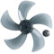 Alvivi Ventola in Plastica con 4/5 Pale per Ventilatore a Piantana da Tavolo Fan Blade di Ricambio da 16/18 cm Lampada Accessorio Gray-12 inch 12