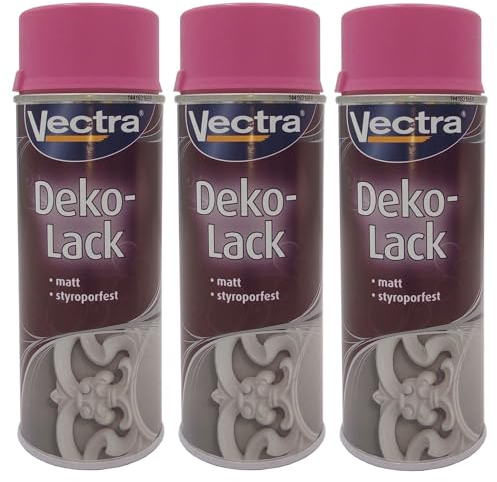 Vectra 3X Dekolack violett matt 400ml Lackspray Farbspray Sprühdose Spraydose